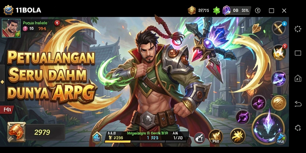 Tangkapan layar gameplay 11BOLA yang mendebarkan dan penuh aksi.