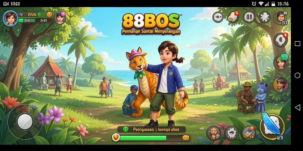 Tangkapan layar gameplay 88BOS menunjukkan momen seru saat bermain.