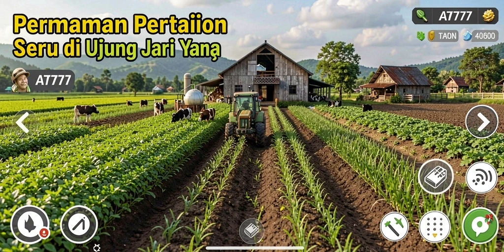 Gameplay menakjubkan di AT777 dengan aktivitas pertanian yang seru.