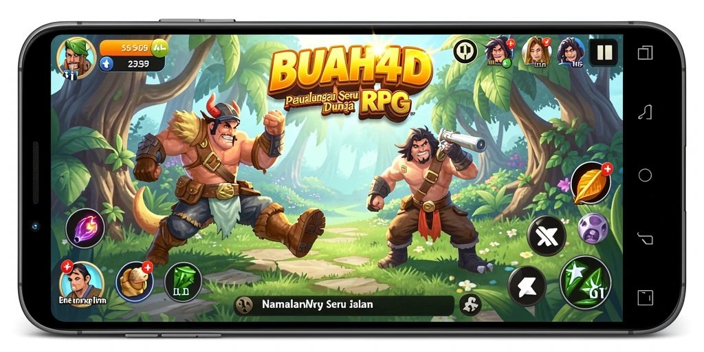 Tampilan gameplay BUAH4D yang menarik dan penuh aksi.