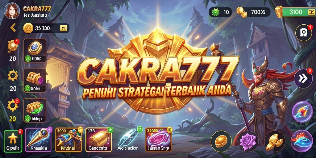 Tangkapan layar <strong>CAKRA777</strong> menampilkan pertempuran strategis yang intens.