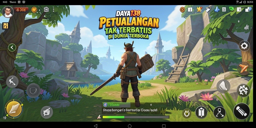 Gameplay DAYA138 menunjukkan petualangan di dunia terbuka yang luas.