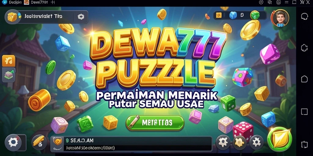 Screenshot DEWA777 menampilkan gameplay Puzzle yang menarik.