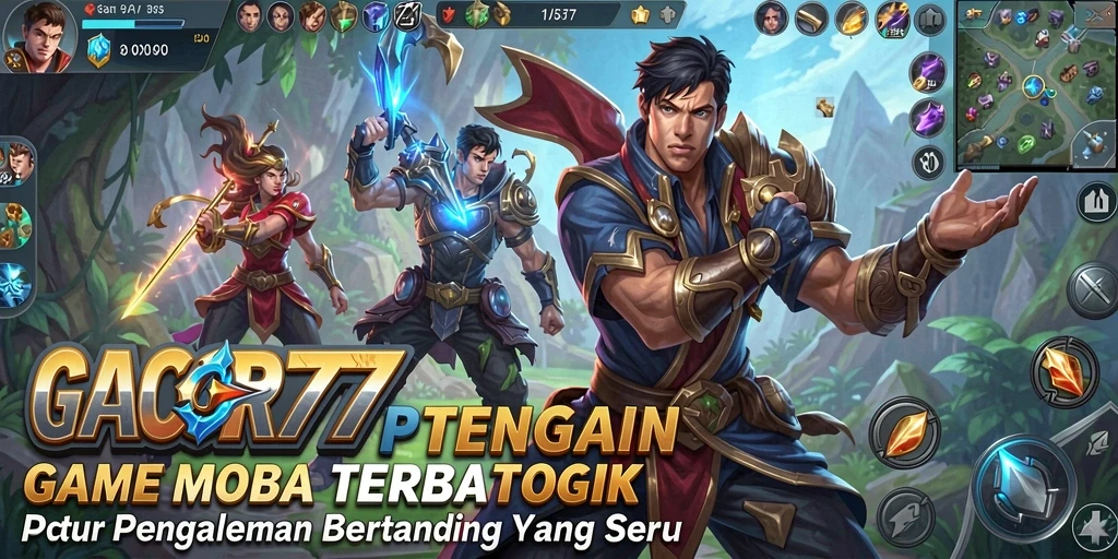 Tampilan gameplay seru dari GACOR77 saat dalam pertempuran tim.
