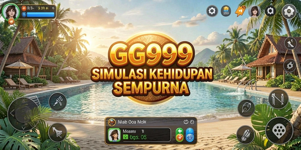 Tampilan gameplay GG999 dengan karakter dan lingkungan yang mendetail.