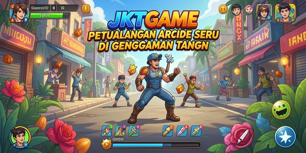 Screenshot utama JKTGAME dengan gameplay seru dan menantang.