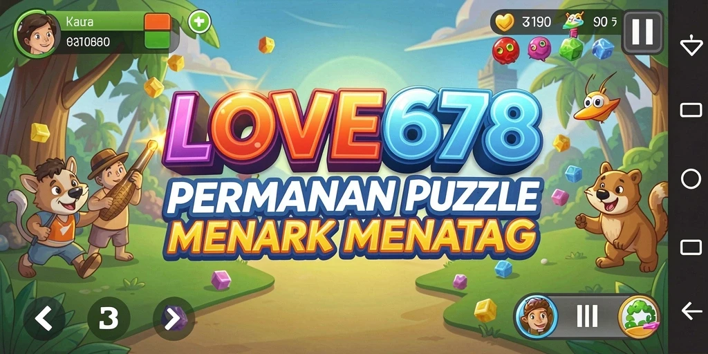 Gameplay LOVE678 yang mengasah logika dan kreativitas dalam menyelesaikan puzzle.