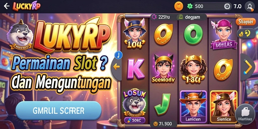 Tampilan gameplay LUCKYRP yang menawan dan menarik.