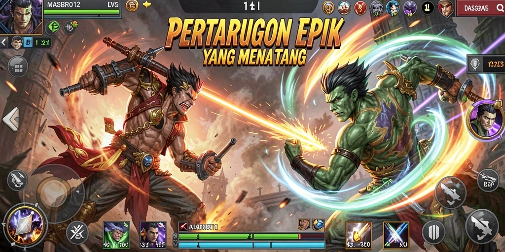 Tangkapan layar dari gameplay <strong>MASBRO12</strong> yang penuh aksi dan tantangan.