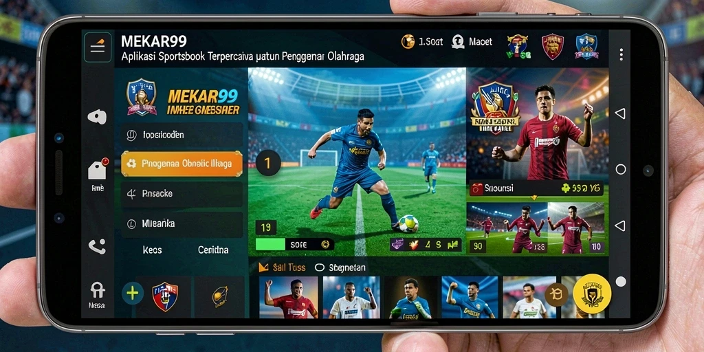 Tampilan gameplay Sportsbook di MEKAR99 yang menarik dan interaktif.