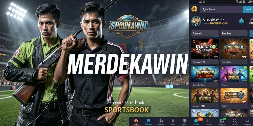 Tampilan gameplay taruhan olahraga di MERDEKAWIN yang menarik.