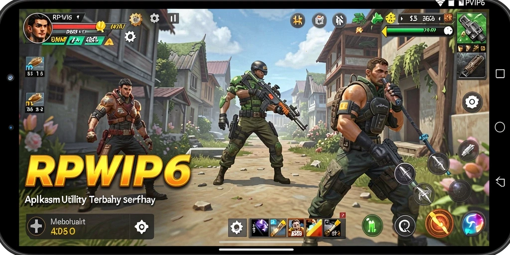 Screenshot RPVIP6 menampilkan antarmuka aplikasi yang informatif dan mudah digunakan.