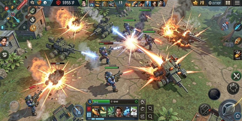 Gameplay S9S9 yang mendebarkan dan strategis.