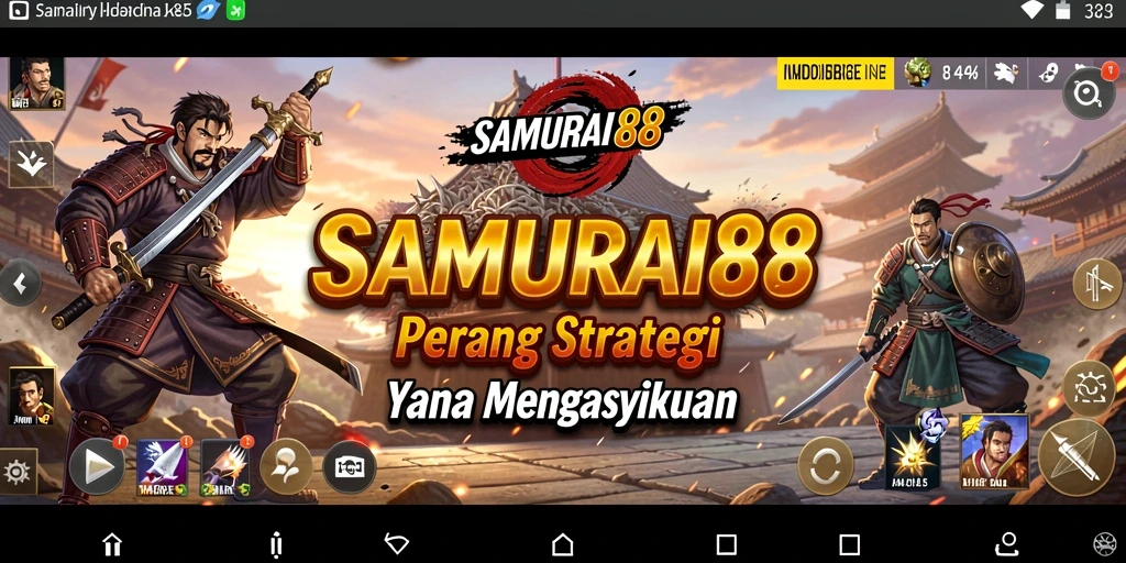 Gameplay seru SAMURAI88 dengan pertempuran strategis.
