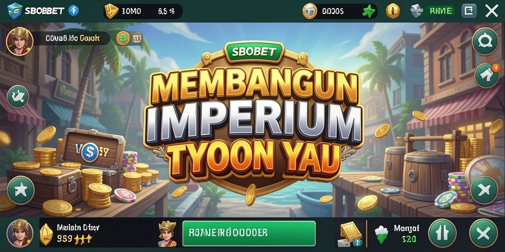 Tampilan gameplay SBOBET yang menampilkan keseruan dunia Tycoon.
