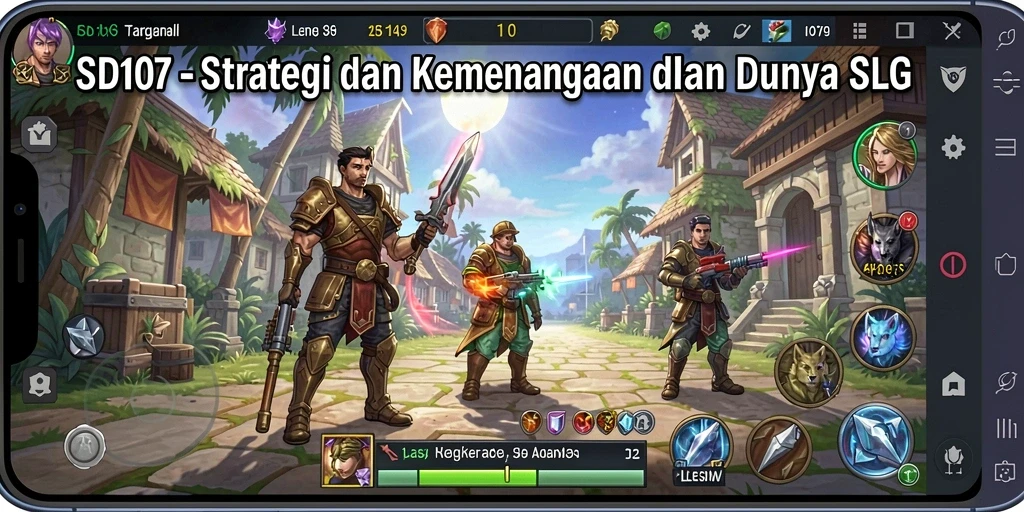 Tampilan gameplay SLG yang mengesankan di SD107, penuh strategi dan aksi.