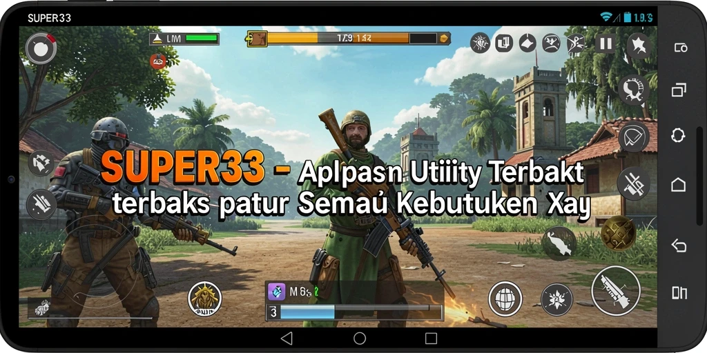 Tampilan screenshot SUPER33 yang menampilkan fitur-fitur Utility yang bermanfaat.