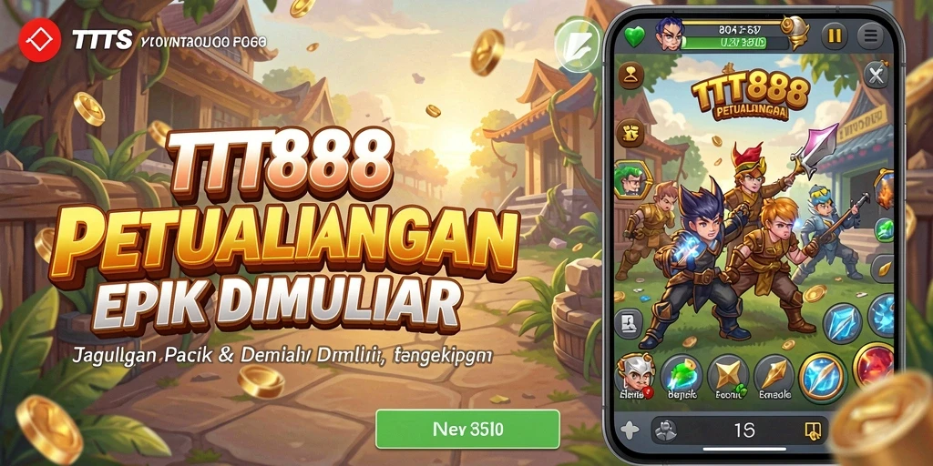 Gambar gameplay dari TTT888 yang menunjukkan petualangan seru.