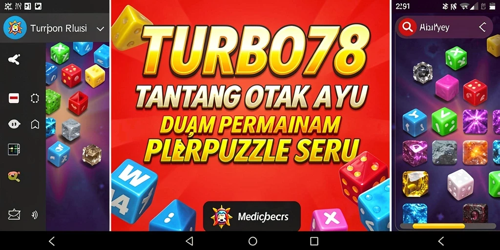 Screenshot utama TURBO78 menampilkan gameplay Puzzle yang seru dan menantang.